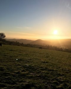 Shropshire sunset ¦Shropshire Hills ¦ Curlew Country ¦ British Farming